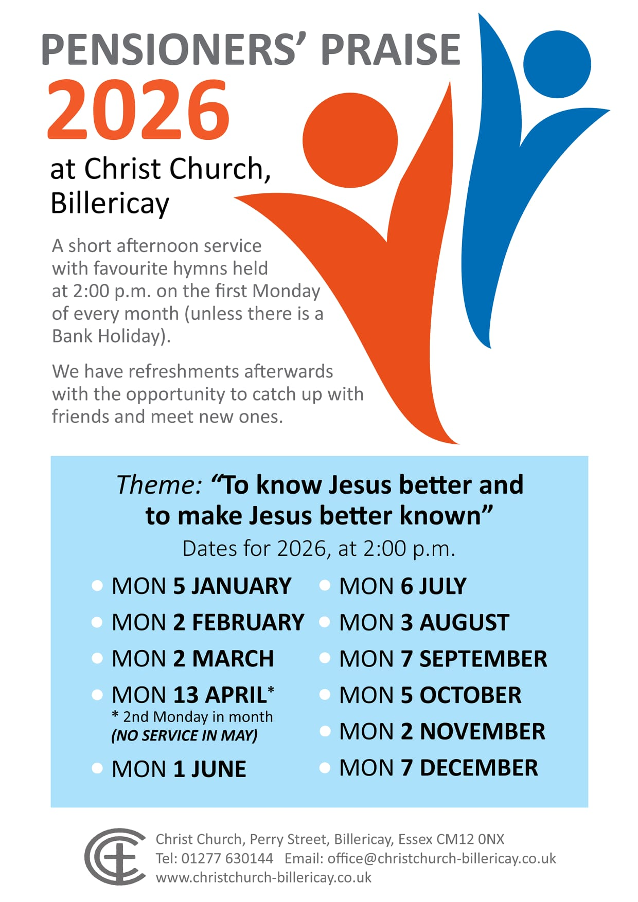 Pensioners Praise 2026